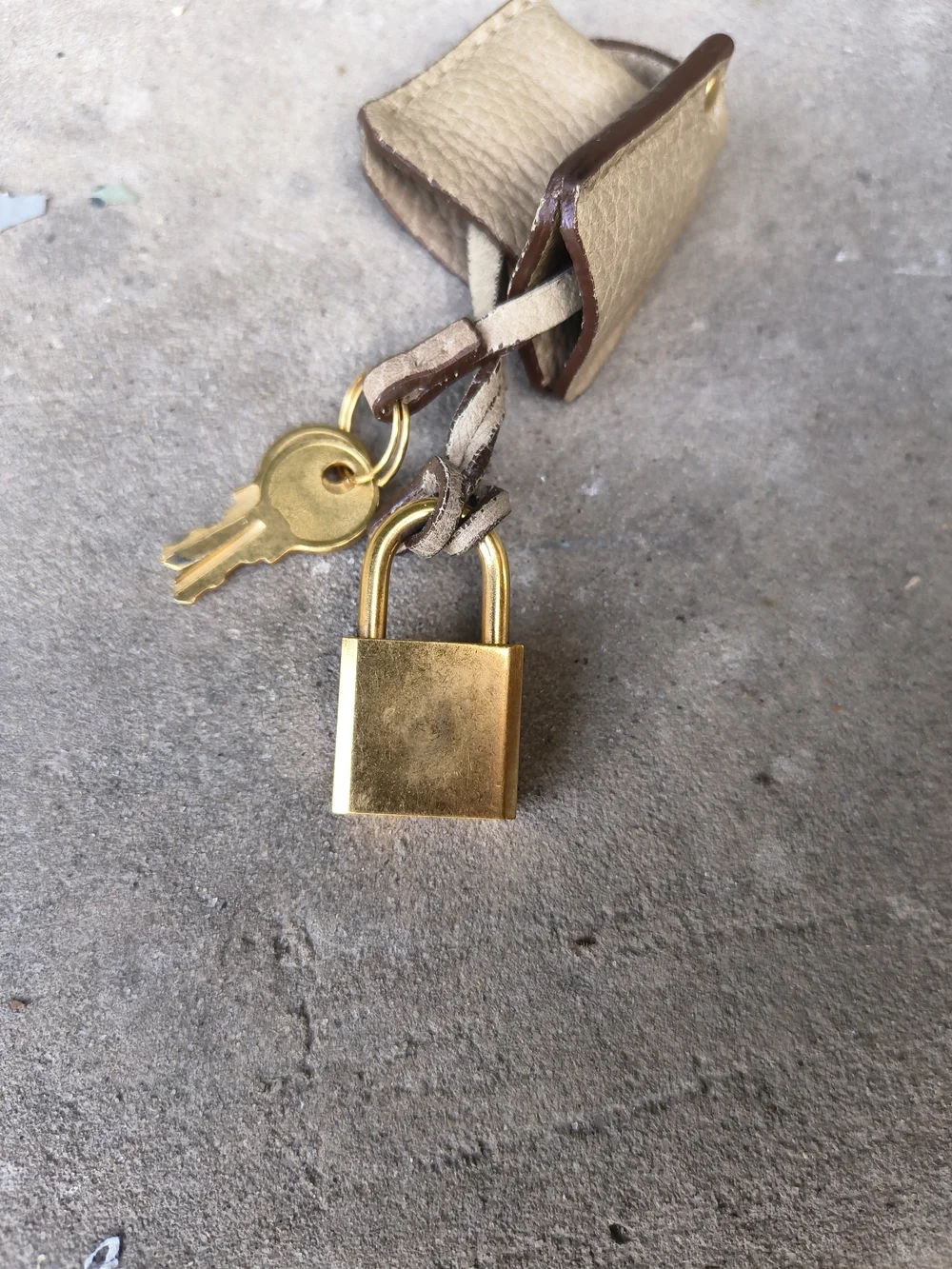 Prada Handbag Lock & Key Set
